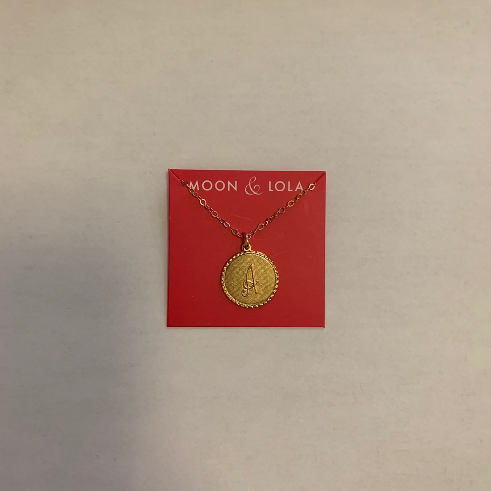 Moon & Lola “A” Necklace